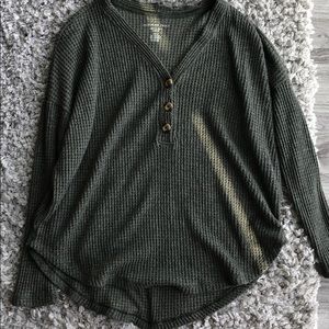 Green thermal sweater never worn!